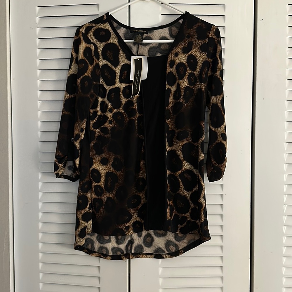 Leopard print blouse